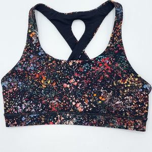 Lululemon Time to Sweat bra - flowerescent multi